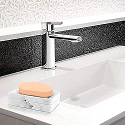 MoKo Soap Dish, Dual-Layer Resin Bar Soap Tray