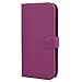 BLU Studio 6.0 HD D650a Case, Abacus24-7 BLU Studio 6.0 HD Wallet Case with Flip Cover, Stand and Pockets for ID, Credit Cards - Purple BLU Studio 6.0 HD D650a Flip Case