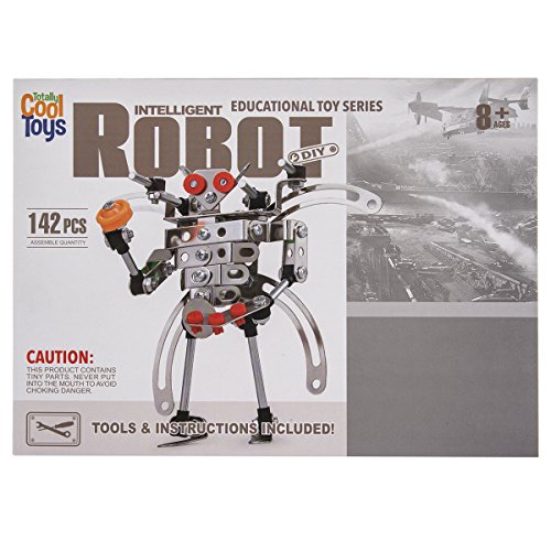 Totally Cool Toys Educational Toy Series Intelligent Robot DIY Kit (142 Pieces)