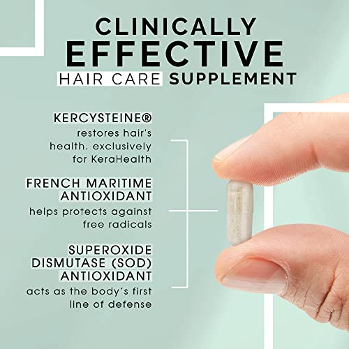 KeraHealth Hair Women Hair Growth Supplement with Zinc, Keratin with