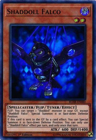 Yu-Gi-Oh! - Shaddoll Falco - BLHR-EN080 - Ultra Rare - 1st Edition - Battles of Legend: Hero's Revenge
