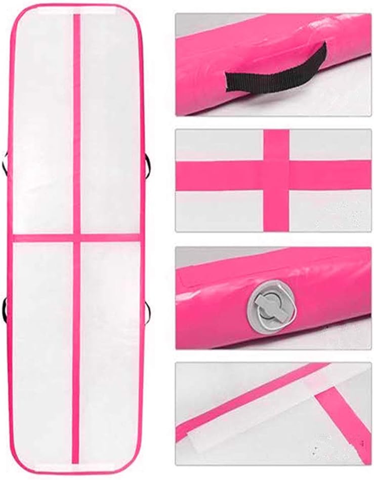 BATTIFE Air Track 10ft/13ft/16ft Inflatable Gymnastics Tumbling Mat 4 Inch Thickness for Home Use(Blue/Green/Pink) : Sports & Outdoors