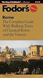 Front cover for the book Fodor's Rome by Fodor's