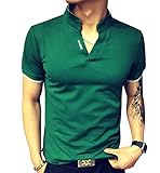 LOGEEYAR Mens Short-Sleeve Slim Fit Cotton Pique Polo Shirt