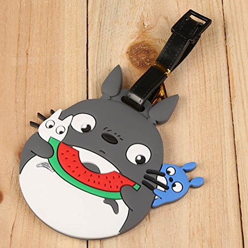 Bag Travel ID Tag Silicone Luggage Cute Cartoon Tags Labels SUITCASE NAME ADDRESS SUITCASE
