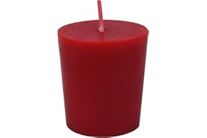Zest Candle 12-Piece Votive Candles, Red