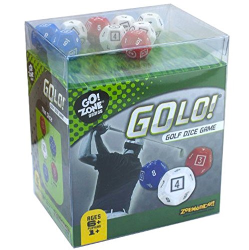 GOLO, Golf, Dice Game - Award Winning, Super Fun, Golf Dice Game - A Dice Game That Is Perfect For - Travel, Home, Parties, Gifts, Stocking Stuffers, Get-Togethers, and the 19 hole