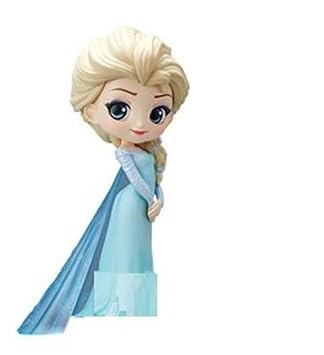 Banpresto Q Posket Disney Characters Elsa Rare Color Ver Ana And The Snow Queen Collectibles Animation Art Characters