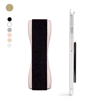 Happy Strappy Original Fingerhalterung Handy (Gold). Der Handy Halter Griff für den Finger und Smartphones: iPhone, Samsung, 