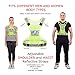 Reflective Vest for Running Cycling Dog Walking Motorcycle, High Visibility Bike Reflector Vest, 3M Scotchlite Reflective Running Gear Vest, Reflective Safety Vest with Pockets and 2 Reflective Bands