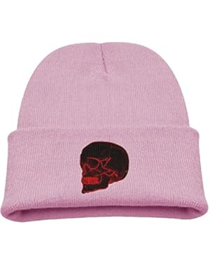 Red Skull Infant Toddler Baby Soft Cute Lovely Newborn Kids Hat Beanies Caps For Baby Boys Girls