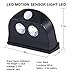 KMSdeco Led Motion Sensor Lights Outdoor Waterproof Wall Light Battery-Operated Indoor Wireless Security Night Light For Balcony, Wardrobe, Garage, Bedroom, Basement (Black, Pack of 1)