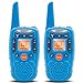 Eoncore T358 Walkie Talkies Kids Two Ways Radio Toy Long Range 22 Channels 10 Call Tone Build-in Flashlight Blue