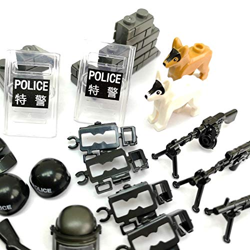 ZHX Military Weapons Accessories Army Series Swat Police Weapons Building Blocks for City Police, Best Kid's Gift Toys Compatible for Major Brand - Thumbnail 5