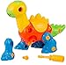 Dinosaur Toys for Boys and Girls - Set of 3 Toy Dinosaurs, Take Apart Play Set for Toddlers and Older Kids