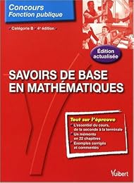 Savoirs de base en mathématiques