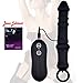 Pure Cell, Silicone Multi Purpose Vibrating Prostate Massager, Dildo,10-Frequency Vibrating Massager Unisex Masturbatior w/ Bonus Lubricant