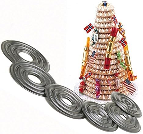 Kitchen Tools NORPRO 3273 Nonstick Kransekake Cake Forms Norwegian Dessert Ring Tower
