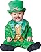 InCharacter Costumes, LLC Lil Leprechaun Jumpsuit Dress, Green/Gold/White, Small (6 Months-2 Years)