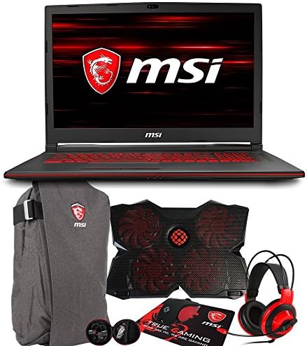 MSI GL73 8RD-031 Enthusiast (i7-8750H, 32GB RAM, 250GB NVMe SSD + 1TB HDD, NVIDIA GTX 1050Ti 4GB, 17.3" Full HD, Windows 10) Gaming Laptop