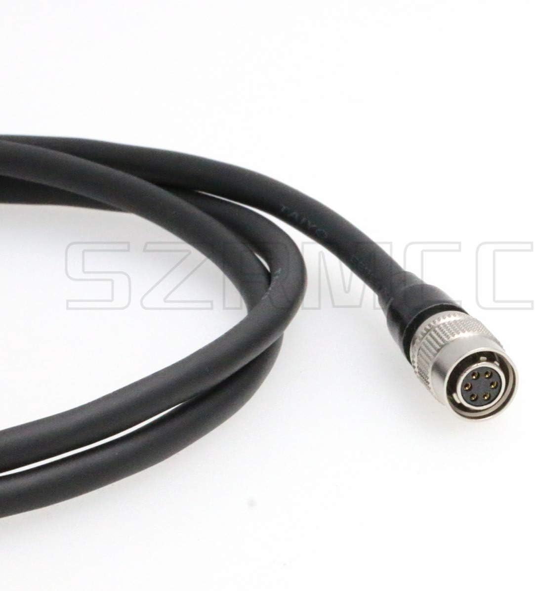 SZRMCC Hirose 6 pin Female to Open End I/O Cables HR10A-7P-6S Trigger Power Cable for Basler MED Ace Racer GigE Sony CCD XC-75 Allied Industrial Machine Vision Camera (2m) - Image 4