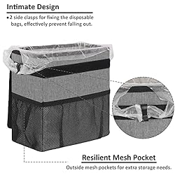 Vankor Car Trash Can for Car Cute, Car Trash Bag