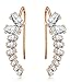 Allencoco Ear Crawler Cuff Earrings 9-Stars CZ Stones Sweet Ear Hoop Hypoallergenic