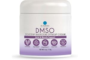 Dr. Robaina Lavender DMSO Cream - 99.9% Pure Pharmaceutical Grade | Skin Nourishing Formula with Zechstein Magnesium, Arnica, Aloe Vera, Vitamin E - 4 oz | Made in USA