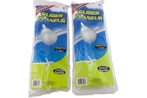 PLANEUR Styrofoam Gliders - 22" Wingspan ~ Color It! Paint It! Let It Fly! (2 pack)