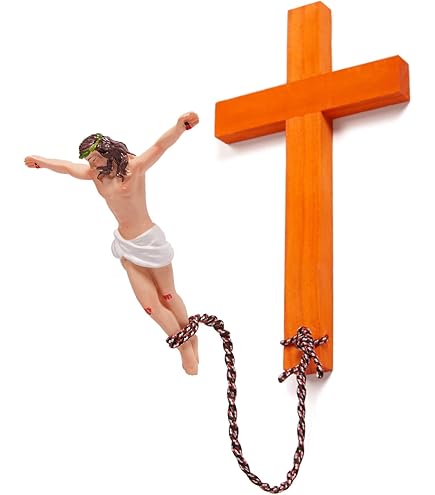 Amazon.com: Altsuceser Crucifix Wall Cross Bungee Jesus Crucifix