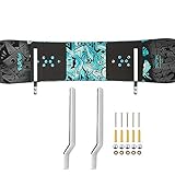 YYST Snowboard Storage Rack Wall Mount - Hardware and Screw Cover Included