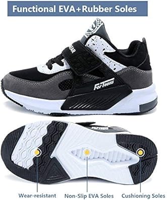 Noir Blanc 30 Eu 31 Cn Hap Jump Sneakers Enfant Baskets Montantes Garcon Chaussure De Course Mode Garcon Fille Sport Running Shoes Competition Entrainement Chaussures Sports Et Loisirs Bhstripes Com