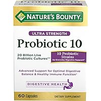 Nature's Bounty Ultra Probiotic 10, 60 Capsules