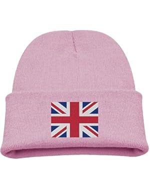 British Flag Kid's Hats Winter Funny Soft Knit Beanie Cap Children Unisex