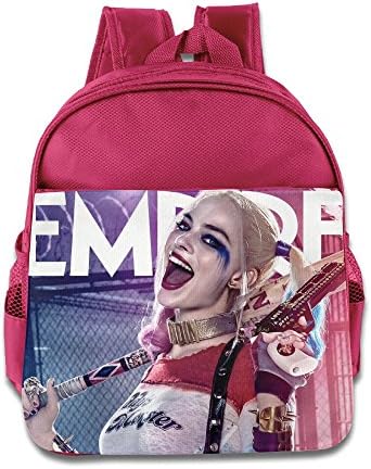 DC Comics Harley Quinn Harlequin Bat Little Kids School Backpack Bag Pink