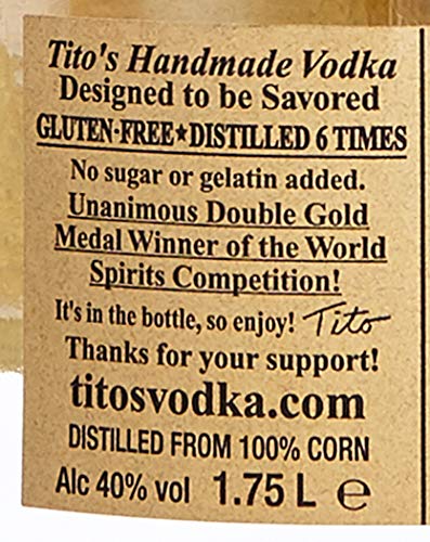 TITO'S Handmade Vodka Magnumflasche – Bild 5