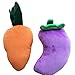 FUNPET 2 Pack Dog Squeaky Toys Chew Plush for Small Pet and Puppy 6 inch