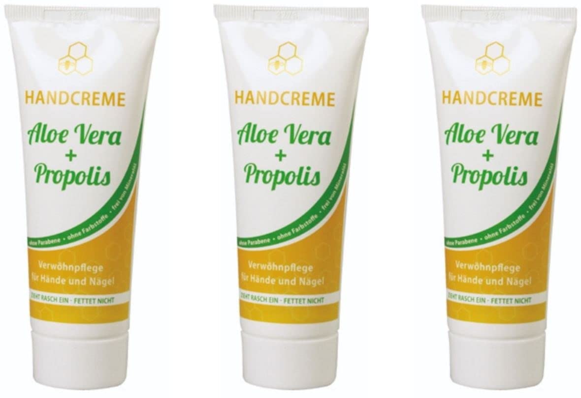Aloe and Propolis Hand Cream 75 ml (Pack of 3)