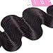ISEE Hair 8A Peruvian Remy Virgin Hair Body Wave Human Hair with 13x4 Frontal Peruvian Body Wave Hair Lace Frontal Closure with Bundles(202224+18frontal, Natural Black Color)