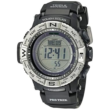 Casio Men’s Pro Trek PRW-3500-1CR Solar Powered Atomic Resin Digital Watch