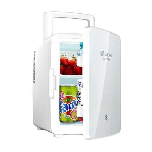 ZZXXRR Mini refrigerador portátil de 12 litros Refrigerador para ...