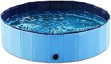 SHOKAN Foldable Paddling Pool for Pets and Kids 120x30 cm PVC Non-Slip view 6