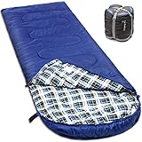 NORSENS 0 Degree Celsius Cold Weather Sleeping Bag for Camping, Backpacking, Hiking. Large Outdoor Compact Sleeping Bags with Compression Sack for Adults. 90.5 x 32.6 inch