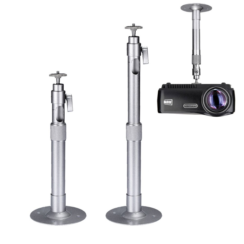 Projector Ceiling Mount, Projector Stand, Assome Universal Extendable Video Projector Wall Mount Bracket with Adjustable Height, 3 Screw Model