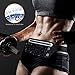 Running Belt,Gritin Waist Pack Fitness Belt W Headphone Hole - Soft Sweat-proof Fabric and Adjustable Elastic Strap Perfect Fit for Waist Curve - Super Comfortable and Convenient for Running
