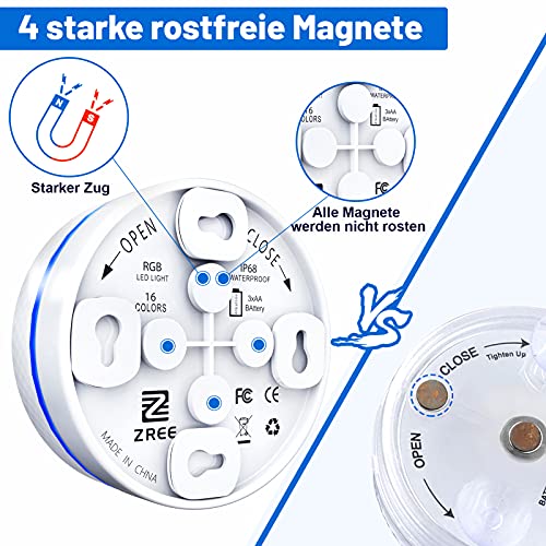 ZREE Newest Submersible Led Pool Lights for Above Ground Pools