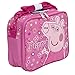 2017 New Arrive Peppa Pig Pink Insulated Lunch Bag 3D Popup Applique