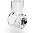 Homparty Electric Cheese Grater Attachments，Transparent Feed Chute