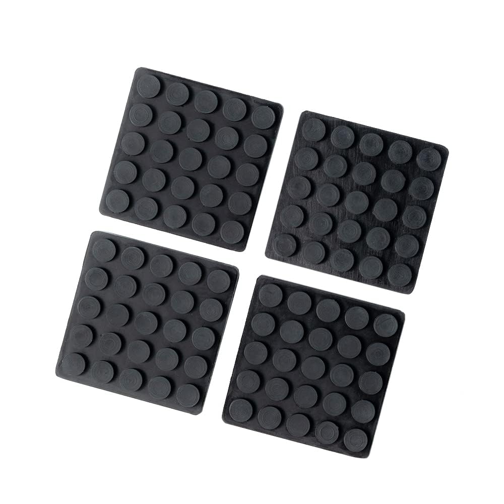 東京防音 オーディオ用インシュレーター 極厚 THI-500 50mm×50mm×厚17mm 4個入 防音 防振ゴム ハネナイト 非反発ゴム 制振 音質改善 マット 振動防止 スピーカー プレーヤー アンプ ウーファー 精密機材 ノイズ除去 安定 固定 スタンド 揺れ防止 ずれ防止 振動防止 緩衝材 クッション 分厚い ストッパー商品画像