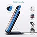 CHOETECH Wireless Charger, Qi-Certified 10W Max Fast Wireless Charging Stand, Compatible iPhone 11/11 Pro Max/XS Max/XR/XS/X/8/8 Plus, Galaxy Note 10/Note 10 Plus/S10/S10 Plus/S10E (No AC Adapter)